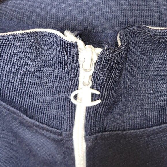 Champion Notre Dame Blue Zip Up Jacket Mens XL Vintage - Picture 6 of 8